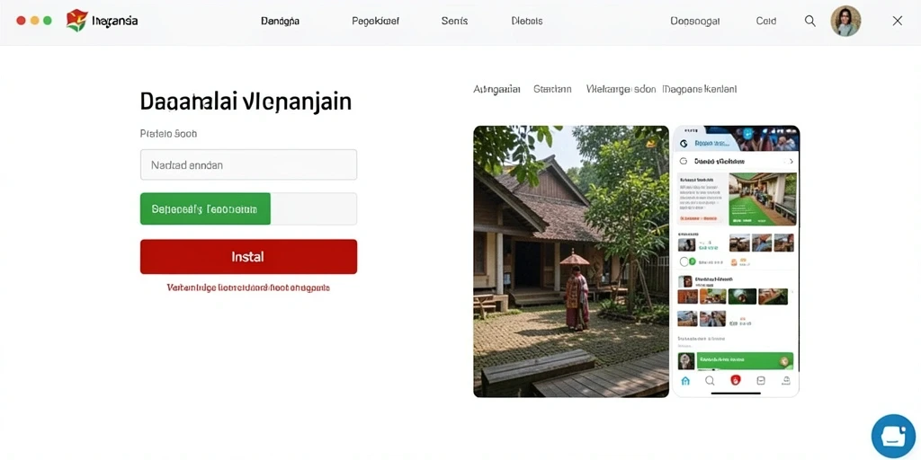 Tampilan awal game yang menarik dan intuitif.