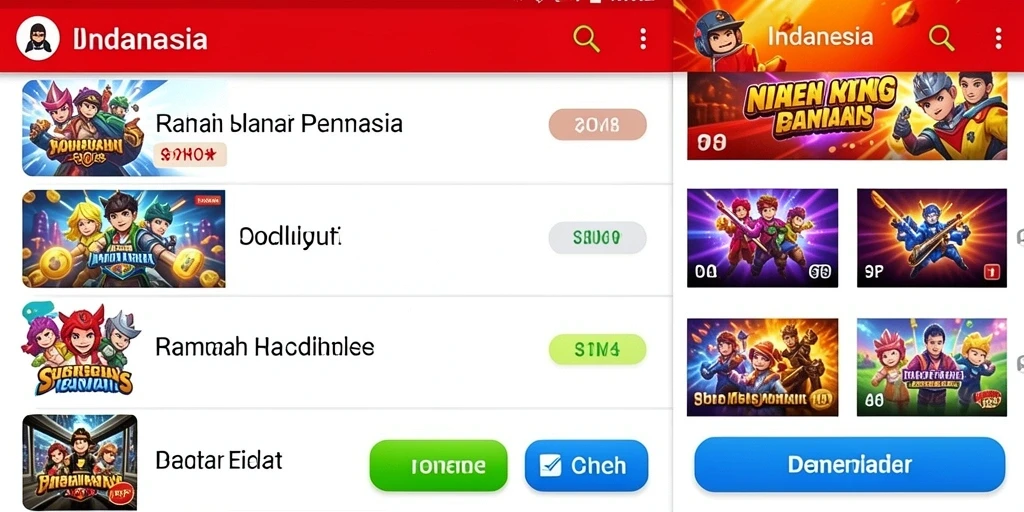Tampilan antarmuka yang sederhana dan menarik.