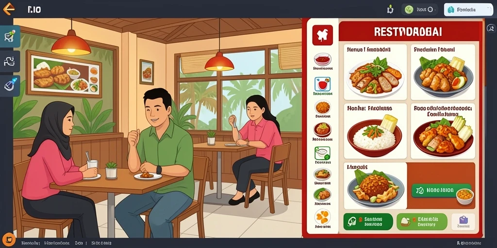 Menampilkan tampilan antarmuka yang menarik dan user-friendly.