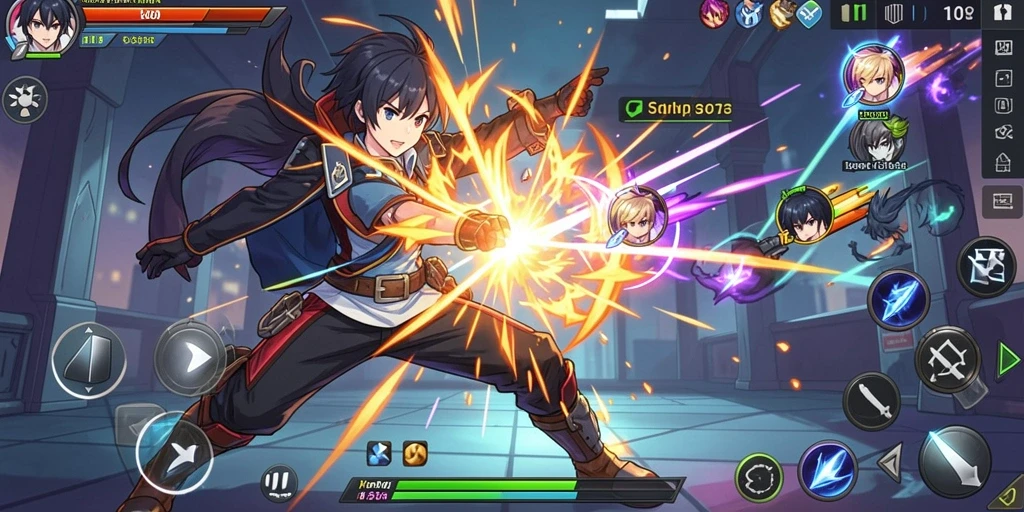 Screenshot tampilan karakter yang bisa dikustomisasi.