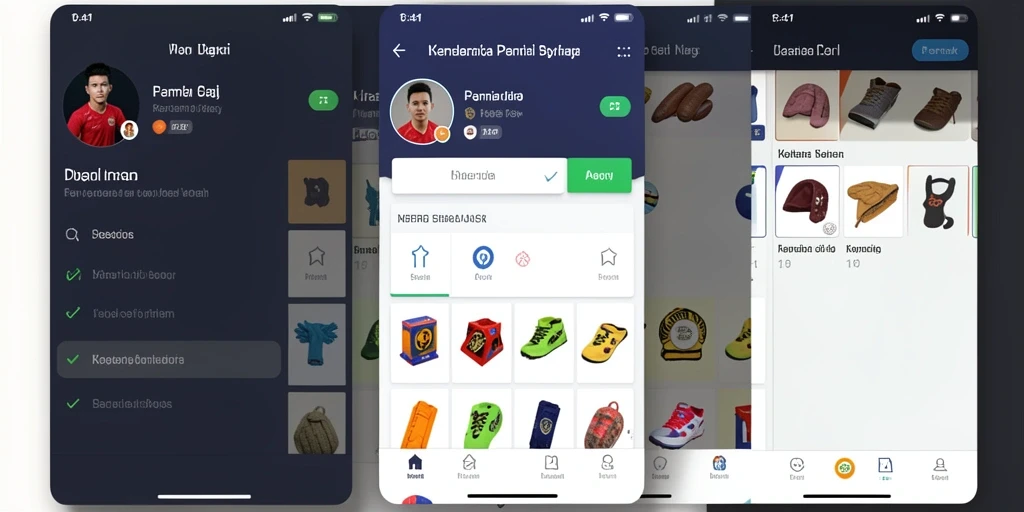 Tampilan awal yang menarik dan mudah dinavigasi.