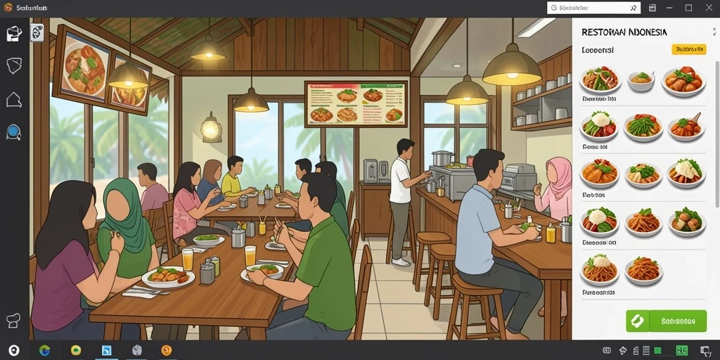 Tangkapan layar permainan menampilkan karakter utama dalam aksi.