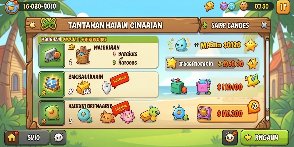 Tampilan antarmuka yang menarik dan mudah digunakan.