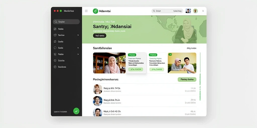 Tampilan antarmuka yang intuitif dan user-friendly.