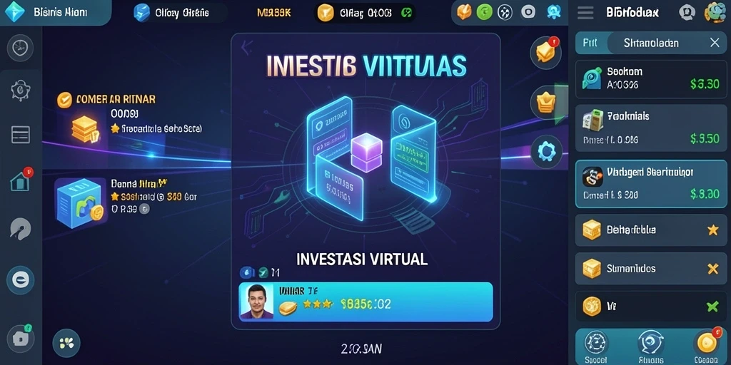 Tampilan awal aplikasi NEX288 yang menarik.