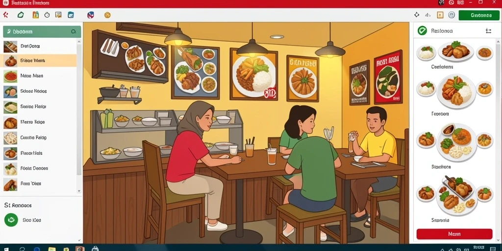 Tangkapan layar menunjukkan dunia petualangan yang menawan.