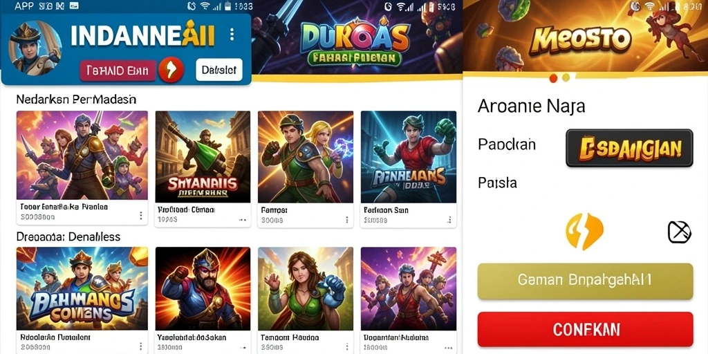 Tampilan antarmuka yang modern dan menarik.