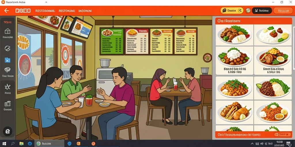 Tampilan antarmuka yang menarik dan mudah dinavigasi.