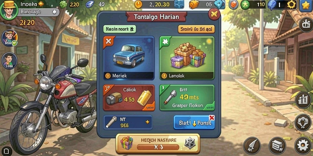 Tampilan antarmuka yang modern dan user-friendly.