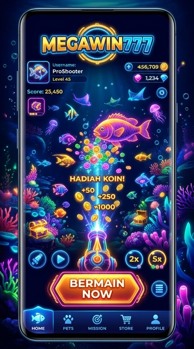Pratinjau antarmuka megawin777 — aplikasi APK resmi Android v1.6.8